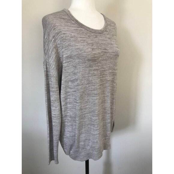 WILFRED FREE Arizona T-Shirt Womens Size Small Heathered Beige Oversized - Picture 3 of 8